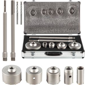 Trousse scie cloche béton 1-2/11 à 3-15/16 SDS+ MAX tige