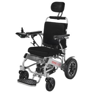Fauteuil roulant électrique 300lb dossier repliable