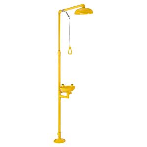 Station douche/oculaire urgence OSHA approuvée jaune