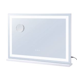 Miroir maquillage 3 couleurs 31,5x21,7po USB