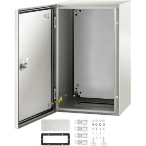 Boîtier acier NEMA 4X 20x12x10'' IP66 étanche extérieur/intérieur