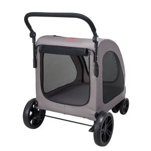 Poussette chien 4 roues 160 lbs portable