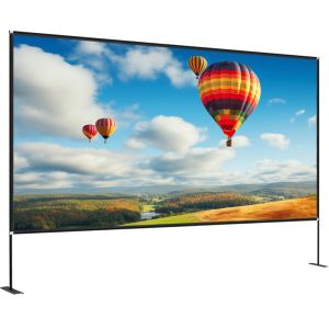 Écran projection trépied 150 po portable 16:9 4K extérieur théâtre
