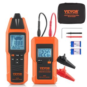 Underground Cable Locator, 3 FT Max. Detection Depth, 12 To 600V (NVC) Wire Tracer Break Detector Finder, 6561 FT Max.Detection Length For Electrical Circuits Pipelines Dog Fence Buried Cables