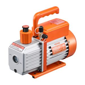 Pompe à vide 5 CFM étage simple, huile incluse