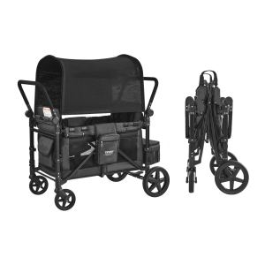 Chariot Poussette 4 Enfants Pliable Camping 330LBS