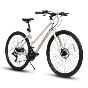 A28250 vélo route 700Cx35 21 vitesses freins disque alliage
