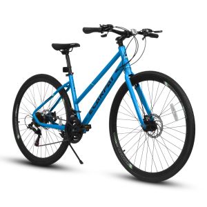 A28250 vélo route 700Cx35 21 vitesses freins disque alliage