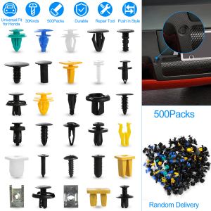 500x rivets pare-chocs 30 types - Clips universel auto