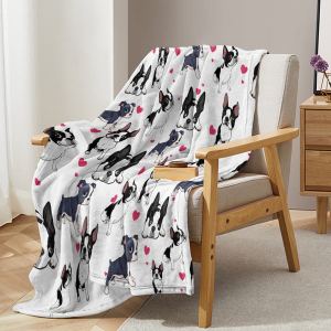 Couverture polaire pour chien, douce, confortable, légère, 1 pc