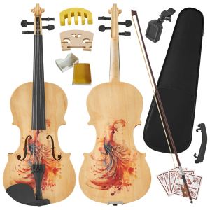 Violon complet 4/4, son premium, léger, accessoires inclus