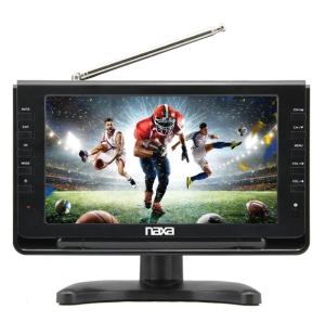 Téléviseur portatif Naxa 10 po 12V avec lecteur multimédia