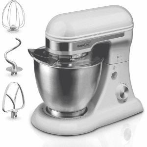 Geek Chef Mélangeur 4,8QT 12 vitesses gris