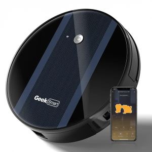 Geek aspirateur robot G6 1800Pa auto-charge application contrôle