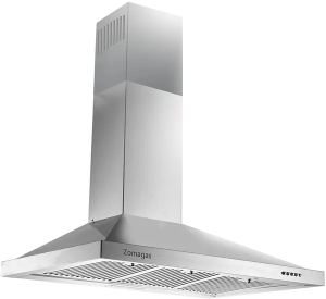 Hotte murale 36 po acier inox convertible 3 vitesses DEL
