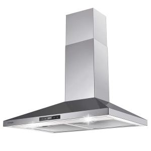 Hotte cuisinière 30 po murale 450 CFM acier inox