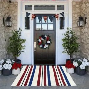 Tapis extérieur patriote américain 31x20po non-antidérapant