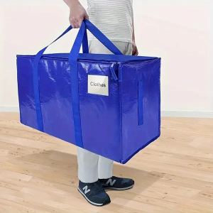 Grand sac mobile avec fermeture éclair, rangement robuste, gain d'espace
