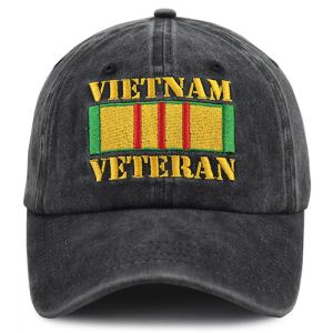 Casquette militaire Vietnam brodée coton réglable homme