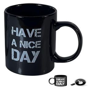 Tasse doigt moyen 3D cadeau rigolo avril fous/St-Valentin