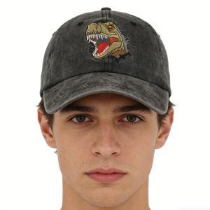 Casquette baseball dinosaure mignon femme humour