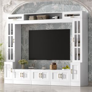 Centre divertissement VIBE HAUS 98,4", 80", portes verre