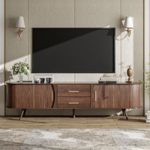 Meuble TV mi-siècle moderne 80'', Centre divertissement