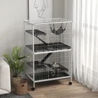 Cage petit animal roulante 50H avec hamac