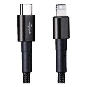 Câble USB-A Apple MFi 150cm 180cm tressé noir Premium