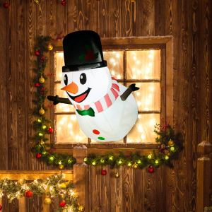 Bonhomme neige gonflable DEL 3,4pi Noël extérieur