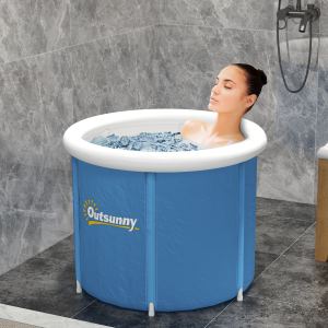 Bain glacé portable récupération athlètes bleu M095