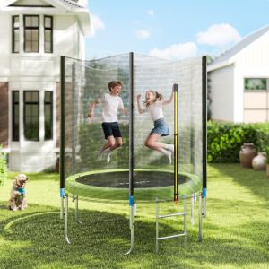 Coussin trampoline 14pi imperméable déchirure résistant vert
