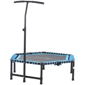 Trampoline fitness 4,5pi, ajustable, T-bar, bleu