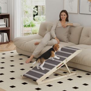 Rampe chien canapé pliable, ajustable 16-23.5po