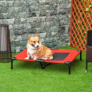 Lit chat refroidissant 36" x 30" mesh ventilation rouge