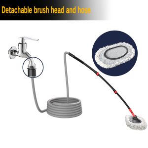 Lave-auto portable 41 po brosse douce tuyau 10m