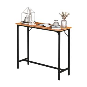 Table bar 43 po brun 209 lb MDF métal