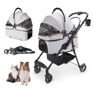 Poussette animaux pliable petits chiens/chats