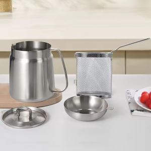 Distributeur huile acier inox 304 3,5 L - Filtre inclus