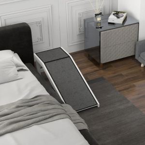 PawHut Rampe pour animaux avec tapis antidérapant