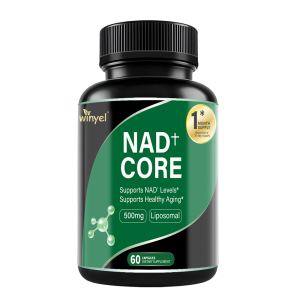 60 Capsules NAD Liposomal Énergie Vieillissement Sain