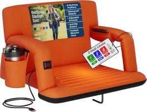 Siège réchauffé gradins Alpcour support dorsal premium
