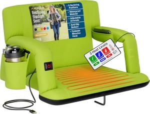 Siège réchauffé gradins Alpcour support dorsal premium