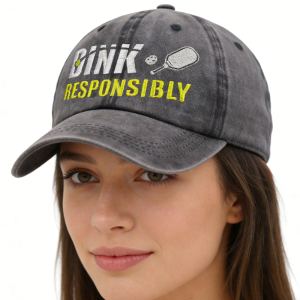 Casquette baseball pickleball 2pcs coton femme