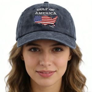2pc casquette drapeau américain Gulf patriotique baseball