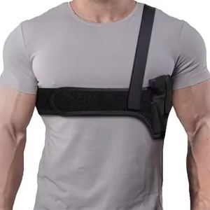 Sac tactique épaule cuir chloroprène caché fusil chasse