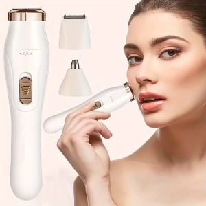 Tondeuse 3 En 1 Sourcils Nez Barbe USB Rechargeable