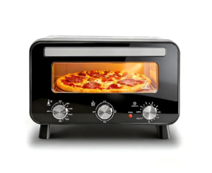 Four à pizza électrique 1600W, chauffage rapide, 4 modes