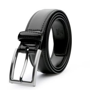 Ceinture cuir femme 100cm boucle simple jeans travail