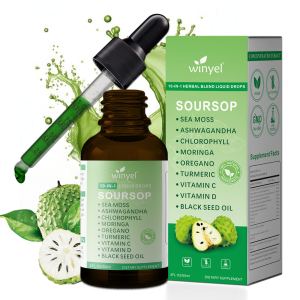 Soursop Drops 10-en-1 Herbes Santé 2 oz